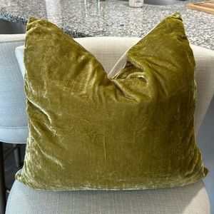 West Elm decorative pillow and pillow insert 20x20.